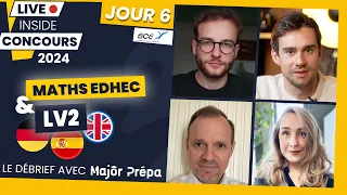 La BCE c'est fini ! Débrief Maths EDHEC et LV2