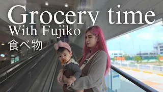 Grocery time + Quality time with fujiko 🤍