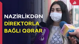 Şagirdin döyüldüyü məktəbin direktor əvəzi işdən çıxarıldı - APA TV