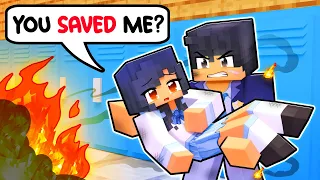 Saved by the BAD BOY in Minecraft!