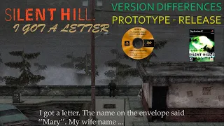 SILENT HILL 2 DIFERENCES: PROTOTYPE vs RELEASE / PART 1