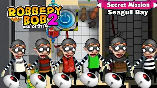 Robbery Bob 2 Use All Super Thieves - Secret Mission Seagull Bay Part 14