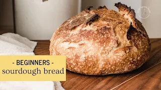 How to Make No Knead Sourdough Bread - Baked in a Dutch Oven