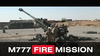 U.S. Army Soldiers – Fire Mission Iraq – 155 mm M777 Howitzer