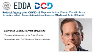 Democracy in the context of the Covid-19 crisis - Lawrence Lessig