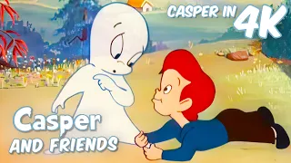 Casper The Golden Ghost ⭐️ | Casper and Friends in 4K | 75 Minute  Compilation | Cartoon For Kid