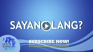 Ed Lapiz - SAYANG LANG? / Latest Video Message (Official YouTube Channel 2022)