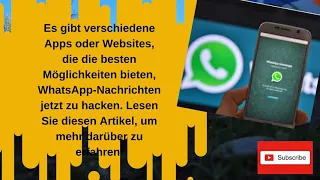 Telefon-Hacking: Wie lese ich meine Freundin oder Frau WhatsApp Gespräch, ohne dass er es weiß.