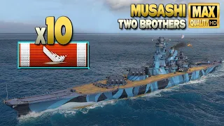 Battleship Musashi: Very rare double Kraken - World of Warships