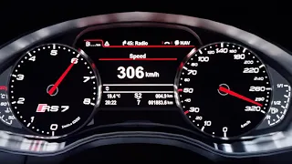 Audi RS 7 Top Speed and acceleration