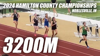 2024 Hamilton County Championship - Girls 3200M - Liz Smith