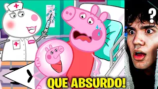 QUE ISSO? Peppa Pig está grávida!! (Animação engraçada da Peppa Pig)