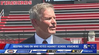Gov. Lee keeping taps on who voted against school vouchers