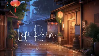 Tranquil Rainy Day in Old Japan: Lofi Chill Beats for Contemplative Strolls Through Historic Streets