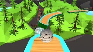 Sky Rolling Ball 3D - All Levels Gameplay Android, iOS ( Level 484 - 491 )