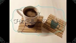 DIY Tea or Coffee Coaster | How to make Coffee orTea mat using Bamboo Skewer