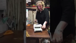 Using a Sizzix Big Shot to cut wool for rug hooking ~ Please see updates below