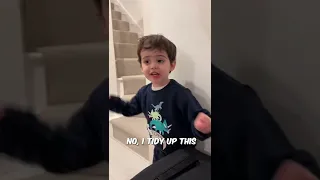 Cute Toddler Draws Everywhere Then Does Something Unexpected..