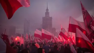 Przemówienie Prezydenta Andrzeja Dudy na Marszu Niepodległości i hymn narodowy