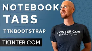 Notebook Tabs with TTKBootstrap - Tkinter TTKBootstrap 12