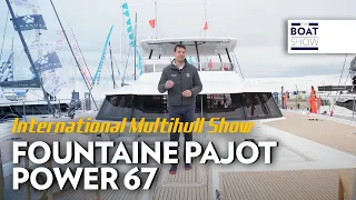 NEW FOUNTAINE PAJOT POWER 67 - Motor Catamaran Walk Through - The Boat Show