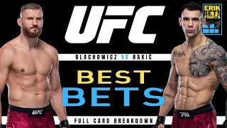 UFC Best Bets: Blachowicz vs. Rakic | UFC Vegas 54 Betting Tips & Full Card Breakdown