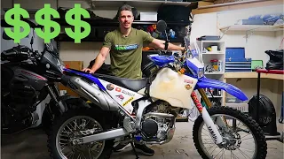 Shocking Cost to Build the Ultimate Lightweight Adventure Bike (WR250R)