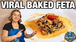 Viral Baked Feta w/ Low Carb “Pasta” - Tuesday Trend Review - Keto & Mediterranean
