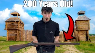 I Found a GUN While Metal Detecting a Military Fort!