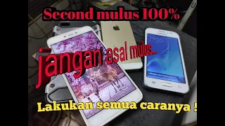 Tips sebelum membeli hp Android second/bekas | no 3 jarang sekali dilakukan.