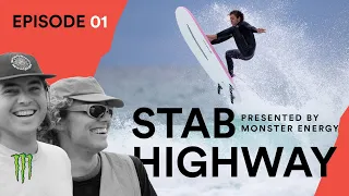 16 Surfers, 4 teams, 10 days and 30 challenges: Stab Highway presented by Monster Energy Episode 1