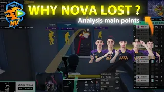 WHY NOVA LOST ? Analysis Main points About NovaXQF in PMGC 2023