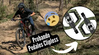 Probando pedales clipless crankbrothers mallet E