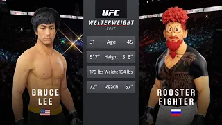 UFC 4 I Bruce Lee vs. Rooster Fighter  (EA sports UFC 4)