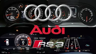 Audi RS3 (0-100 KM/H) (0-60 MPH) ACCELERATION BATTLE