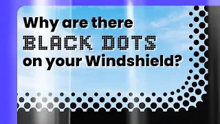 Why are there Black Dots on your Windshield?