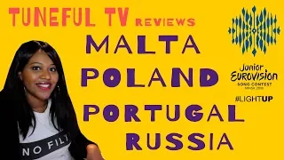 JUNIOR EUROVISION 2018 - MALTA, POLAND, PORTUGAL, RUSSIA REACTION