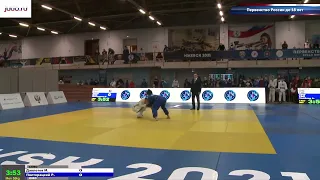 55 kg Давлетов М Полторацкий Р 07 11 2021 Т1 Первенство России по дзюдо до 18 лет, ИЖЕВСК