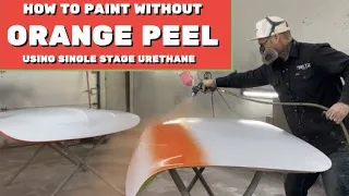Painting without orange peel — cheap gun, cheap paint  ✅