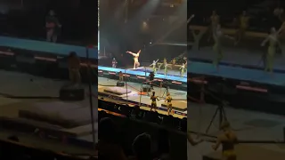 Simone Biles flips to BTS' Dynamite @ Gold Over America Tour!