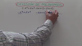 División entera de polinomios