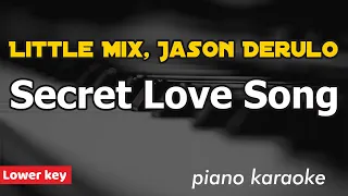 Little Mix, Jason Derulo - Secret Love Song (piano karaoke lower key)