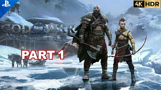 Прохождение игры God of War Ragnarok, часть 1 (4K 60FPS HDR PS5) Полная игра