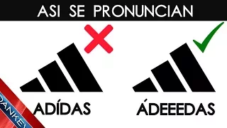 ¿COMO SE PRONUNCIAN ESTAS 30 MARCAS?