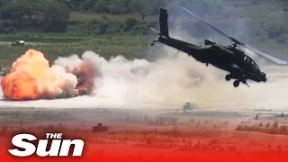 US & Philippine troops conduct live-fire exercises in annual joint military drills