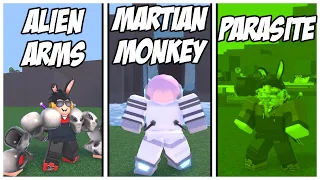 How to make ALIEN ARMS, MARTIAN MONKEY and PARASITE POTIONS in WACKY WIZARDS! [ROBLOX]