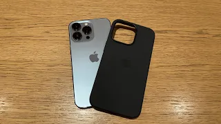 iPhone 13 Pro 🙅‍♂️Max Sierra Blue Apple Official Midnight ( Graphite Black ) Silicone Case?