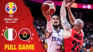 Italy go ALL OUT against Angola! - Full Game - FIBA Basketball World Cup 2019