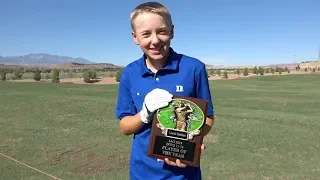 I Won Junior Golfer of the Year!