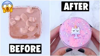 EXTREME FIX THIS SLIME MAKEOVER CHALLENGE *making my 2 year old ugly slime pretty*